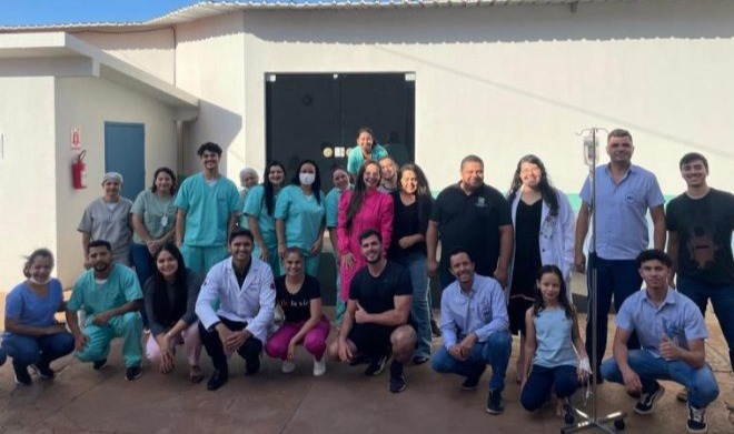 Maracaju: Hospital Soriano da Silva promove ginástica laboral em comemoração aos 78 anos com colaboradores