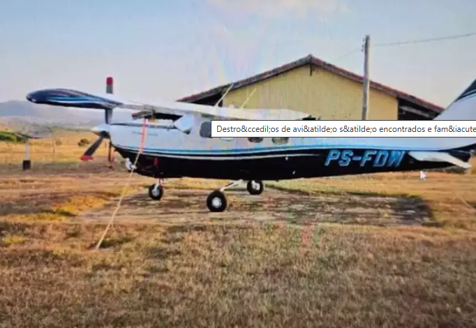 Destroços de avião são encontrados e família confirma morte de pecuarista em MS