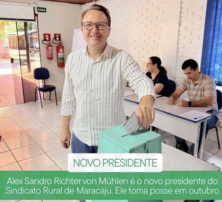 Alex Von Muhlen é eleito Presidente do Sindicato Rural de Maracaju